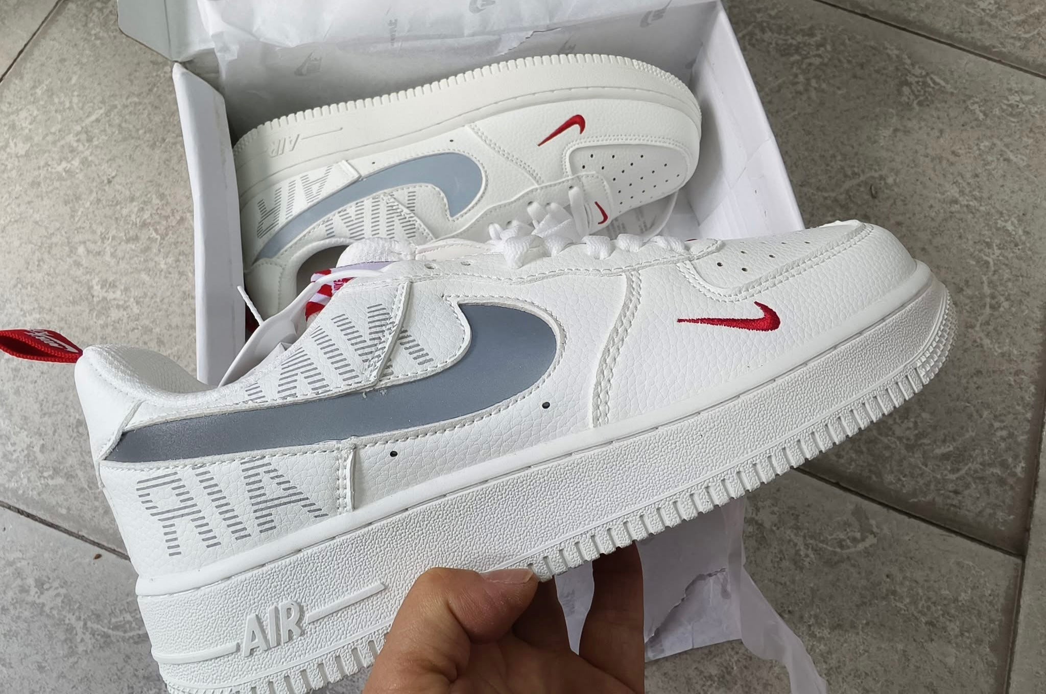 Nike Air Force 1 White Red