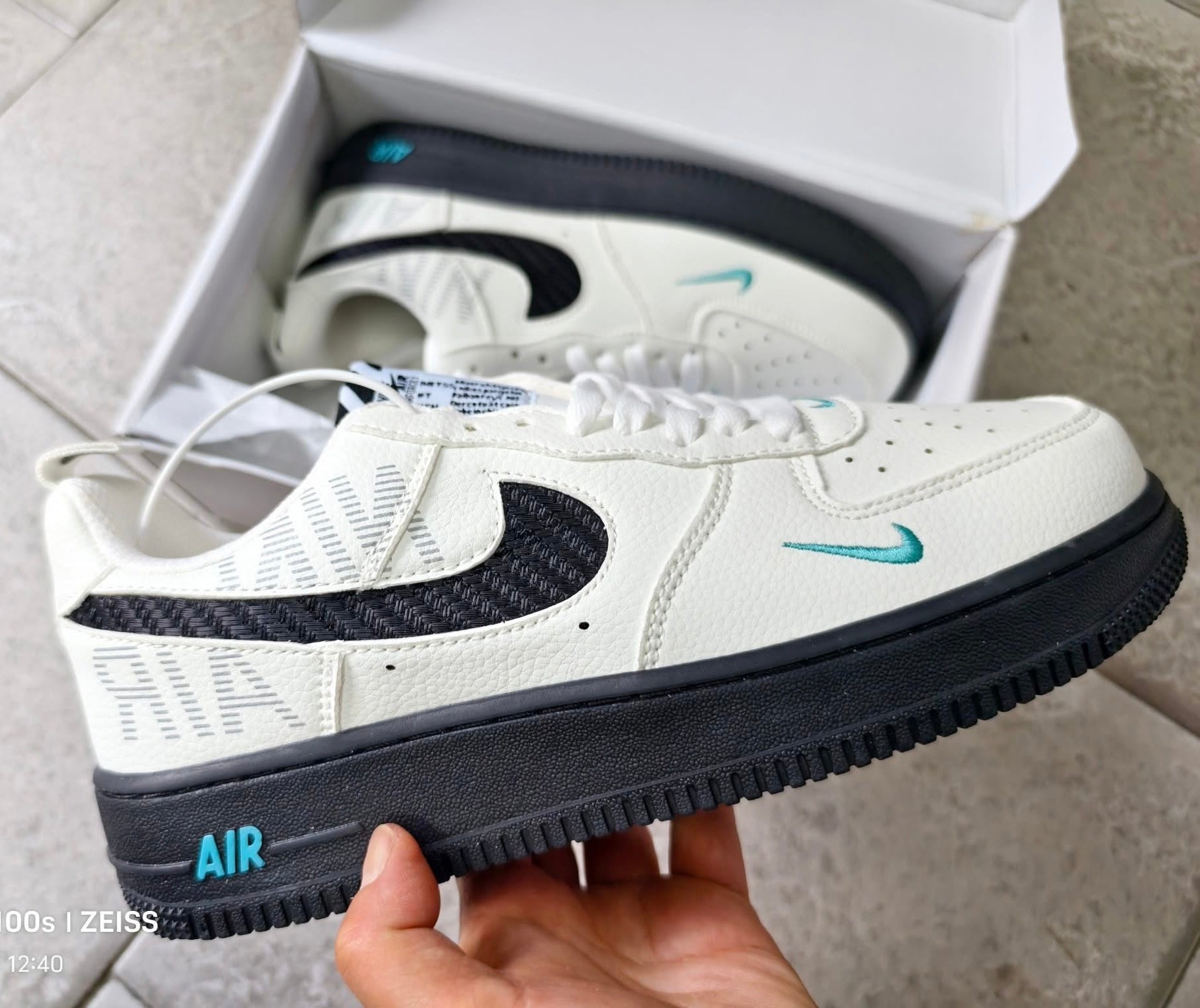 Nike Air Force 1 Turkis Blue