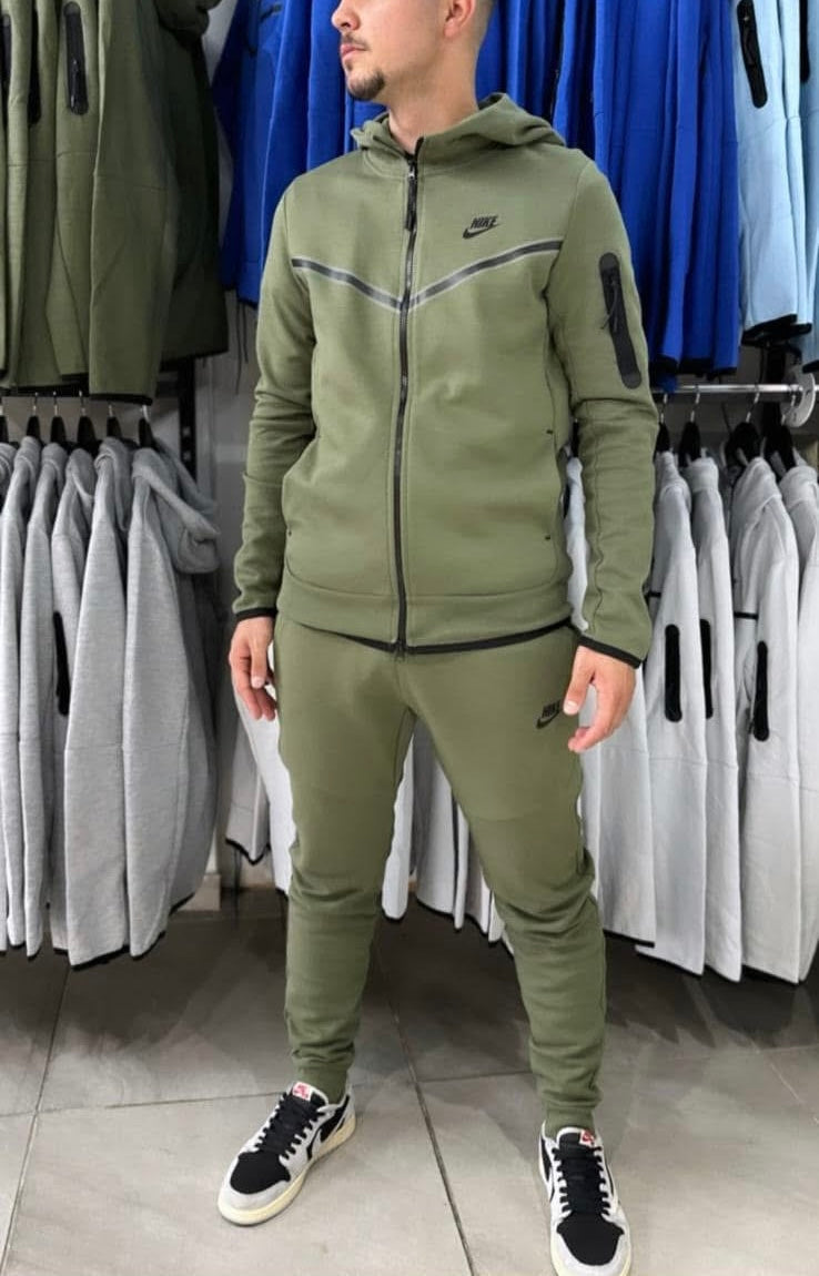 Nike Tech Fleece Khaki Green